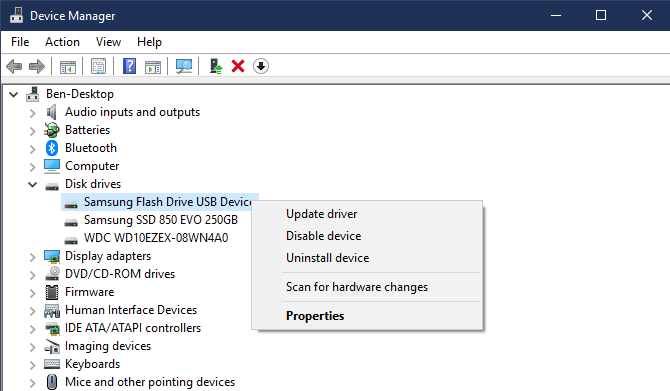 Kiểm tra Device Manager