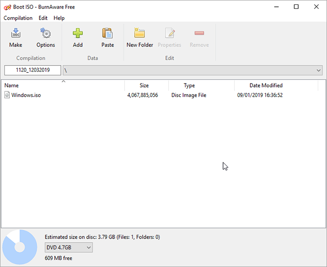 tạo boot cho dvd