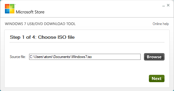 tạo usb boot win với tool